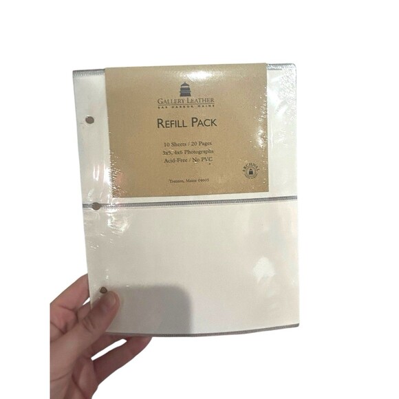 Red Leather Photograph Album for a Needlepoint Canvas by Lee’s Needle Arts NOS - Picture 6 of 8